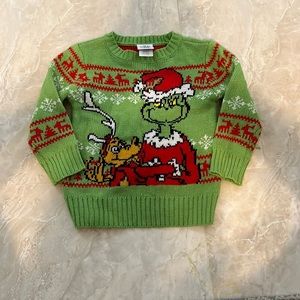 Toddler Christmas grinch sweater